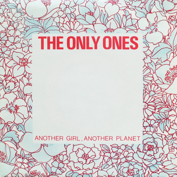 Image of Front Cover of 7" - VG+/VG+ - THE ONLY ONES, Another Girl, Another Planet (CBS; 6228, UK 1978, Demo, Picture Sleeve), Strong VG+ Throughout,  - 1726310E