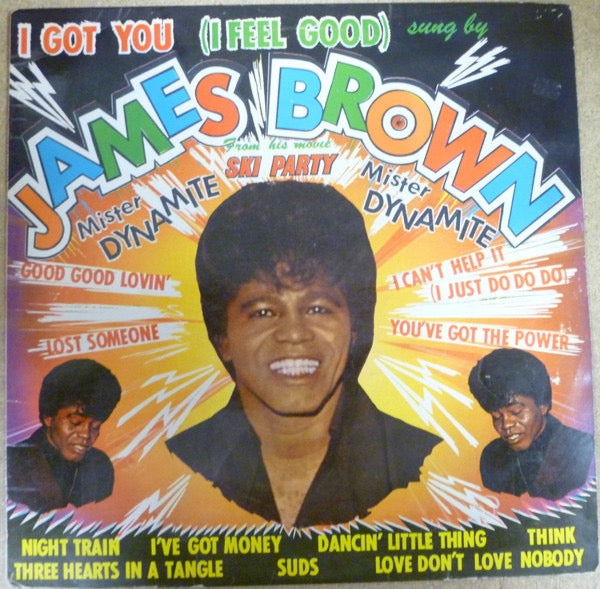 Image of Front Cover of LP - G+/G - JAMES BROWN, I Got You (I Feel Good) (Pye Pink; NPL 28074, UK 1966, Laminated Flipback Sleeve), Lots of marks to disc - plays with some surface noise. A few small tears to sleeve seams.,  - 2915519C