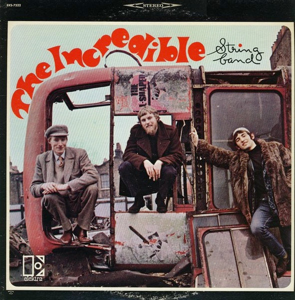 Image of Front Cover of LP - VG/G+ - THE INCREDIBLE STRING BAND, The Incredible String Band (Elektra Butterfly; EKS7322, US 1970s, Stereo), ,  - 3826082E