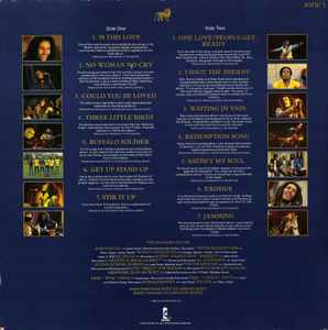 Image of Back Cover of LP - VG/VG - BOB MARLEY AND THE WAILERS, Legend - The Best Of Bob Marley And The Wailers (Island Records (Blue - Night and Day labels); BMW 1, UK 1984, Gatefold, Black Inner), A few hairlines. Sleeve has some edgewear, creases.,  - 2926002E