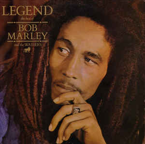 Image of Front Cover of 4015077C: LP - BOB MARLEY AND THE WAILERS, Legend - The Best Of Bob Marley And The Wailers (Island Records (Blue - Night and Day labels); BMW 1, UK 1984, Gatefold)   VG+/VG