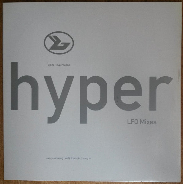Image of Front Cover of 10" - VG/VG - BJORK, Hyperballad (LFO Mixes) (One Little Indian; 192TP10LFO, UK 1995, Promo, Misprint on cover: "egde" rather than "edge"), Light marks, edge wear,  - 3846239S