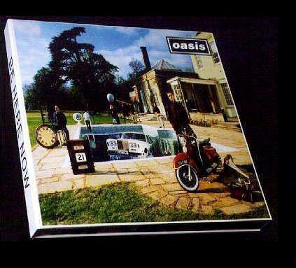 Image of Front Cover of CD - EX/EX - OASIS, Be Here Now (Creation; CRECD219, UK 1997, Box Set, Booklet, Limited Edition), , Offered to Oasis fan club members only for the release of Be Here Now in very ltd numbers.12" x 12" box set size with pull out glossy "The Recording Of Be Here Now" photographic booklet.  - 1956104S
