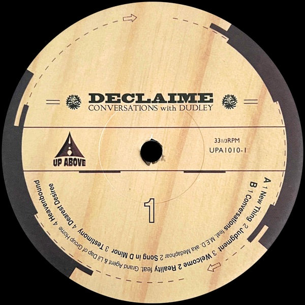 Image of Label Cover of 2xLP - VG/VG+ - DECLAIME, Conversations with Dudley (Up Above; UPA 1010-1, US 2004), Only few superficial marks. Sleeve close to VG+.,  - 2446286S