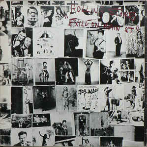 Image of Front Cover of 5114286C: 2xLP - THE ROLLING STONES, Exile On Main St. (Rolling Stones Records; CUN 1, UK 1979 Reissue, Inside Loading Gatefold Sleeve, 2 Inners, "Musidor B.V." Label Left) Damage to right hand side spine of sleeve.  VG/VG+