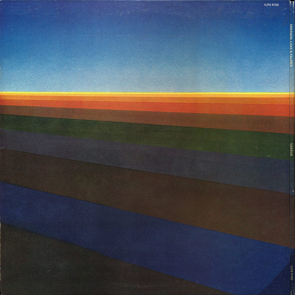 Image of Back Cover of LP - VG/VG+ - ELP (EMERSON, LAKE & PALMER), Tarkus (Island Pink Rim Labels; ILPS 9155, UK 1971, E. J. Day Matte Gatefold Sleeve), ,  - 2626211E