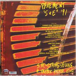 Image of Back Cover of LP - NEW/NEW - PAVEMENT, Slanted and Enchanted (Matador; OLE0380, US 2010 Reissue, Insert), , In their own way, Pavement changed the face of '90s rock just as much as Nirvana, at least for those with an ear closer to the ground of the indie scene. In fact, they virtually defined the indie scene for that decade, and their first full-length album Slanted and Enchanted was the non-anthem of slacker rock. For years after its release, every hip indie band seemed to imitate Pavement's fall-