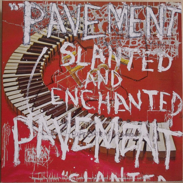 Image of Front Cover of LP - NEW/NEW - PAVEMENT, Slanted and Enchanted (Matador; OLE0380, US 2010 Reissue, Insert), , In their own way, Pavement changed the face of '90s rock just as much as Nirvana, at least for those with an ear closer to the ground of the indie scene. In fact, they virtually defined the indie scene for that decade, and their first full-length album Slanted and Enchanted was the non-anthem of slacker rock. For years after its release, every hip indie band seemed to imitate Pavement's fall