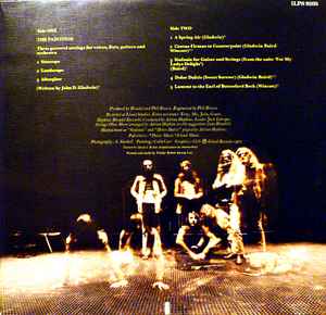 Image of Back Cover of LP - VG/VG - AMAZING BLONDEL, England (Island Pink Rim; ILPS 9205, UK 1972, Textured Gatefold), Light hairlines, Wear to sleeve edges, Co. Inner split on one side,   - 3216404C