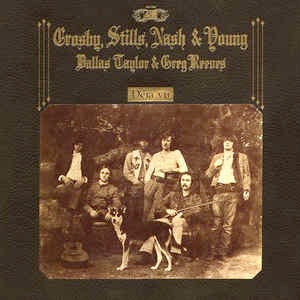 Image of Front Cover of LP - VG/VG - CROSBY, STILLS, NASH & YOUNG, Deja Vu (Atlantic Orange & Green (No W Logo); K50001, UK 1972 Reissue, Gatefold Textured Sleeve), Light marks only,  - 3716090C