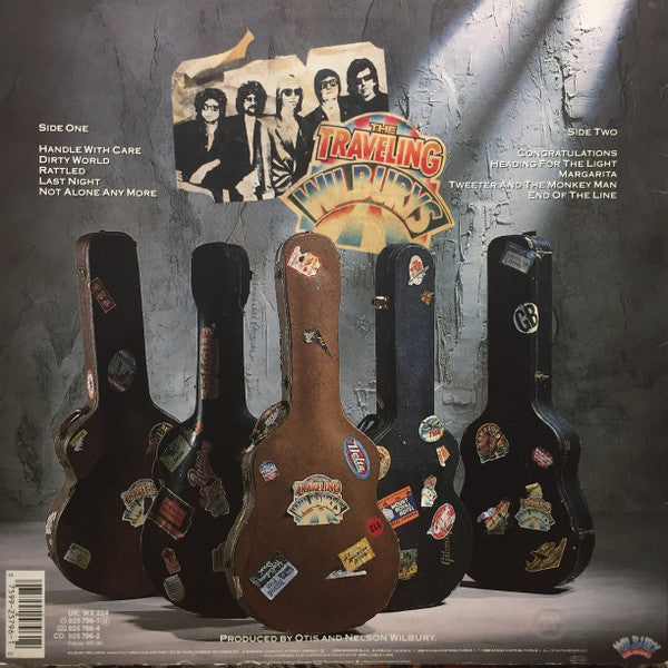 Image of Back Cover of 4024039E: LP - TRAVELING WILBURYS, Volume One (Wilbury Records; 925 796-1, Europe 1988, Inner)   VG+/G+