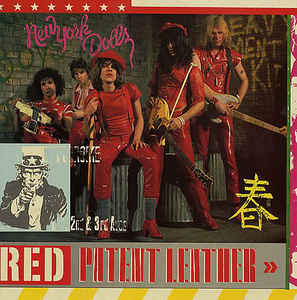 Image of Front Cover of 5015274C: LP - NEW YORK DOLLS, Red Patent Leather (Fan Club; FC007, France 1984)   VG+/VG