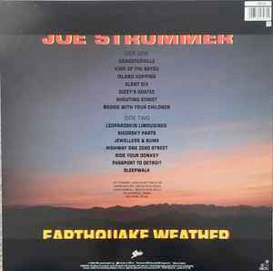 Image of Back Cover of LP - VG/VG+ - JOE STRUMMER, Earthquake Weather (Epic; 465347 1, UK 1989, Inner), ,  - 2826242E