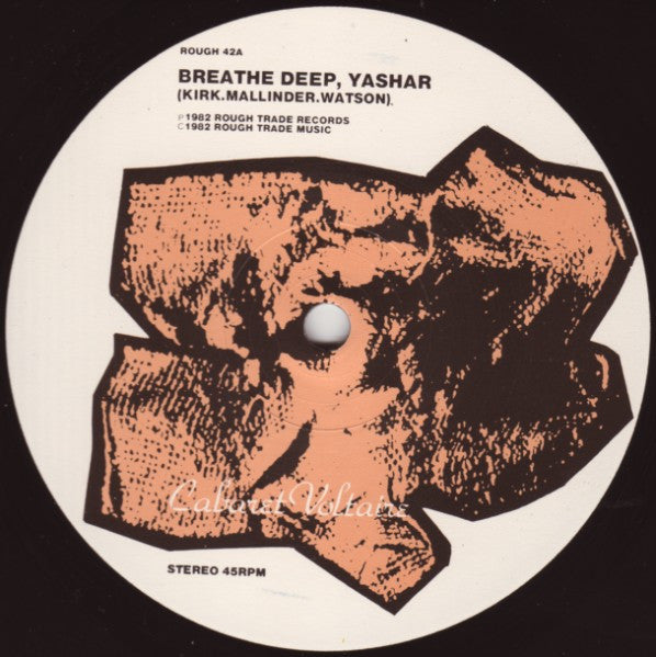 Image of Label Cover of 2xLP - VG/VG - CABARET VOLTAIRE, 2X45 (Rough Trade; ROUGH 42, UK 1986 Reissue), Light hairlines. Sleeve has edgewear, ringwear, creases.,  - 2926256E