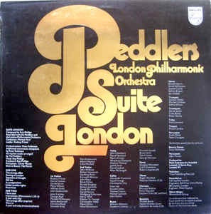 Image of Front Cover of LP - VG/VG - PEDDLERS, Suite London (Philips; 6308102, UK 1972, Metallic Writing On Sleeve), Edge and ring wear. Minor wear to sleeve. Strong VG disc.,  - 4246108S