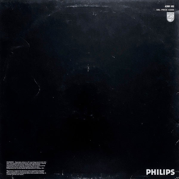 Image of Back Cover of LP - VG/VG - PEDDLERS, Suite London (Philips; 6308102, UK 1972, Metallic Writing On Sleeve), Edge and ring wear. Minor wear to sleeve. Strong VG disc.,  - 4246108S