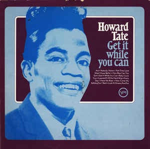 Image of Front Cover of 5024108E: LP - HOWARD TATE, Get It While You Can (Verve; POLD 5096, UK 1983 Reissue)   VG/VG+