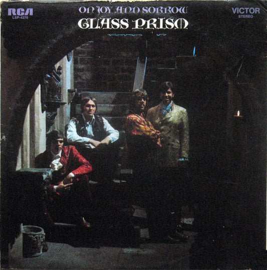 Image of Front Cover of 1324205E: LP - GLASS PRISM, On Joy & Sorrow (RCA Victor Orange; LSP-4270, US 1970) Strong VG, Top Seam Totally Split, Corner Cut, Sticker Damage To Sleeve  G/VG