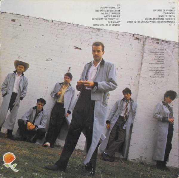 Image of Back Cover of LP - VG/VG - THE POGUES, Red Roses For Me (Stiff; SEEZ 55, UK 1984, Bilbo Run Outs, Faint Singing At End Of Side 2, First Pressing), ,  - 3926170E