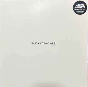 Image of Front Cover of LP - NEW/NEW - ARCTIC MONKEYS, Suck it and See (Domino; WIGLP258, UK 2021 Reissue, Embossed Gatefold Sleeve, Insert, 180 Gram & Download), , Light and airy, filmic but intimate, carefully arranged but deceptively powerful, 'Suck It and See' is Arctic Monkeys' fourth album. Recorded at Sound City Studios in Los Angeles with long-time producer / collaborator James Ford, it has a summery pop feel, with the bulk of work completed on the West Coast. Retaining only a modicum of the heavine