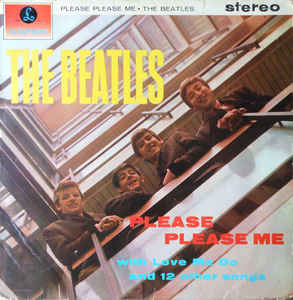 Image of Front Cover of LP - VG/VG - THE BEATLES, Please Please Me (Parlophone, 2 Boxed EMI Logos, EMI Records on Label Rim.; PCS 3042, UK 1976 Reissue, Stereo), ,  - 2416387C