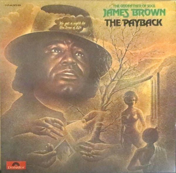 Image of Front Cover of 2xLP - VG/G+ - JAMES BROWN, Payback (Polydor; 2679025, Germany 1973, Gatefold), Side 1 is G+, Sides 2,3 & 4 are VG.,  - 3626008E