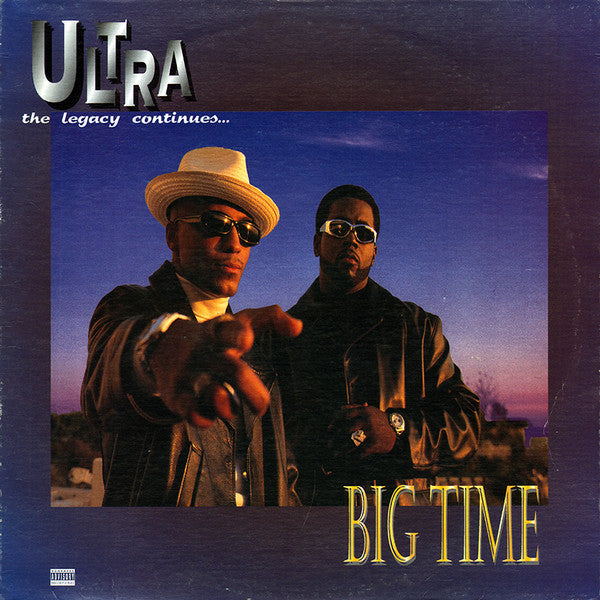 Image of Front Cover of LP - VG/VG - ULTRA, Big Time (Our Turn Records ; OTR 1001-1, US 1996), Record marked and scuffed on each side, but nothing too deep. Sleeve has bumped / worn corners; wear / creasing along opening and edges,  - 3416462C