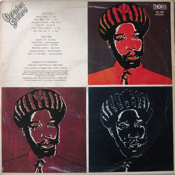 Image of Back Cover of LP - G+/G+ - VARIOUS ARTISTS, Version Galore Vol. 3 (Trojan Records; TBL 200, UK 1973), ,  - 2816084C