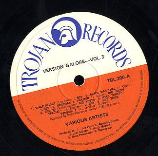 Image of Label Cover of LP - G+/G+ - VARIOUS ARTISTS, Version Galore Vol. 3 (Trojan Records; TBL 200, UK 1973), ,  - 2816084C