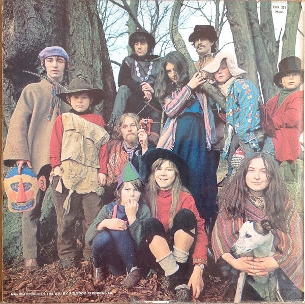 Image of Back Cover of 4614124C: LP - THE INCREDIBLE STRING BAND, The Hangman's Beautiful Daughter (Elektra Orange & Black; EUK258, UK 1968, Laminated Sleeve, No Insert, Mono) Lots of light hairlines, Sleeve intact wth scratches to laminate  VG/G+