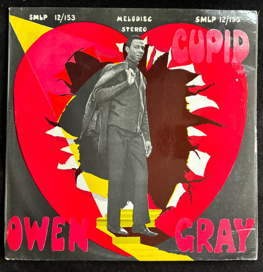 Image of Front Cover of 4745386S: LP - OWEN GRAY, Cupid (Melodisc; SMLP12/153, UK 1969, Rare Owen Gray LP)   VG/VG+