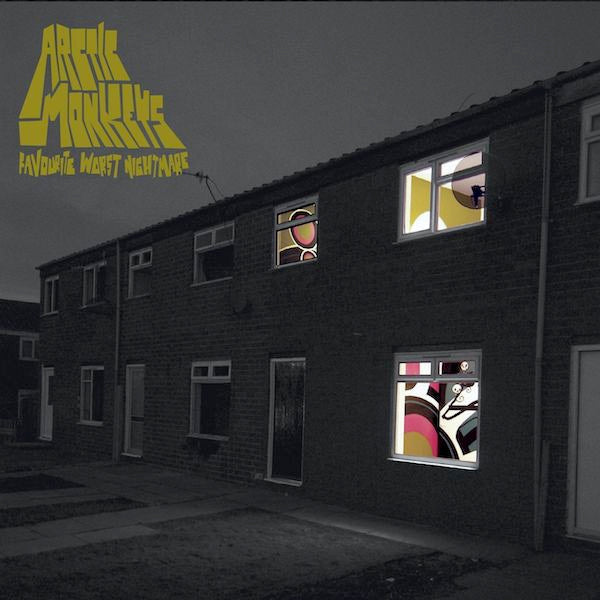 Image of Front Cover of 0115120C: LP - ARCTIC MONKEYS, Favourite Worst Nightmare (Domino; WIGLP188, UK 2013 Reissue, Gatefold, Insert, Download Code)   NEW/NEW