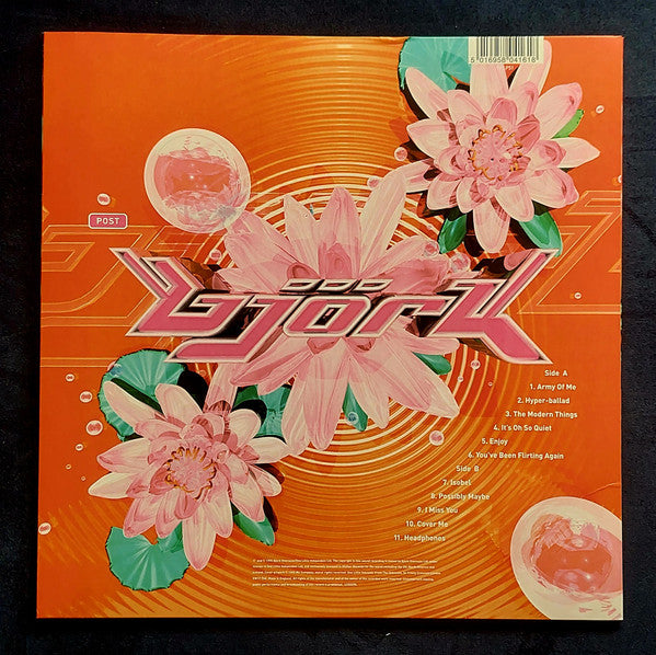 Image of Back Cover of LP - NEW/NEW - BJORK, Post (One Little Indian; TPLP51, UK 2022 Reissue, Outer Sleeve, Inner, 180 Gram Vinyl), ,  - 2736050E