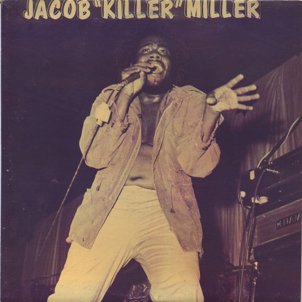 Image of Front Cover of LP - G/G+ - JACOB MILLER, Jacob Killer Miller (Jam Sounds; 002, Jamaica 1978), Writingon front sleeve and small seam split at the bottom. Vinyl has light marks but plays fine as G+/VG,  - 2846211S