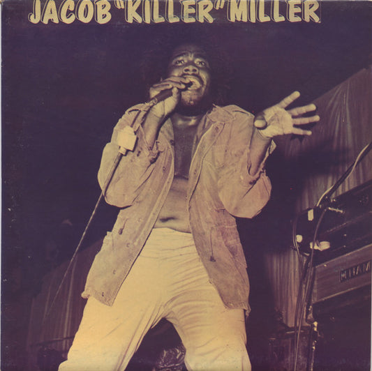 Image of Front Cover of LP - G/G+ - JACOB MILLER, Jacob Killer Miller (Jam Sounds; 002, Jamaica 1978), Writingon front sleeve and small seam split at the bottom. Vinyl has light marks but plays fine as G+/VG,  - 2846211S