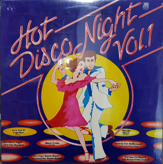 Image of Front Cover of 0526019E: LP - VARIOUS, Hot Disco Night Vol. 1 (AVI; AVI-6041, US 1978)   G+/VG