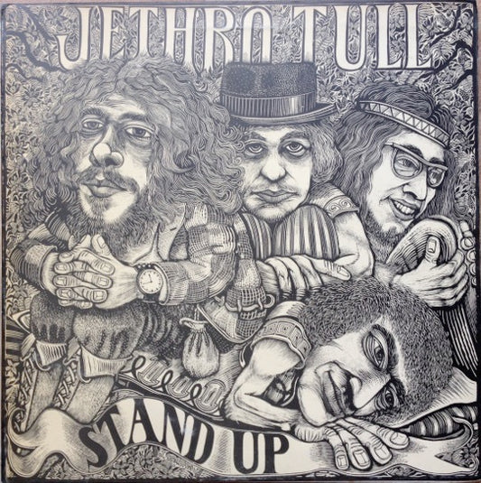 Image of Front Cover of 4925149E: LP - JETHRO TULL, Stand Up (Island Pink/i logo; ILPS9103, UK 1970 Reissue, Gatefold Pop up Sleeve, 3rd Issue)   VG+/VG+