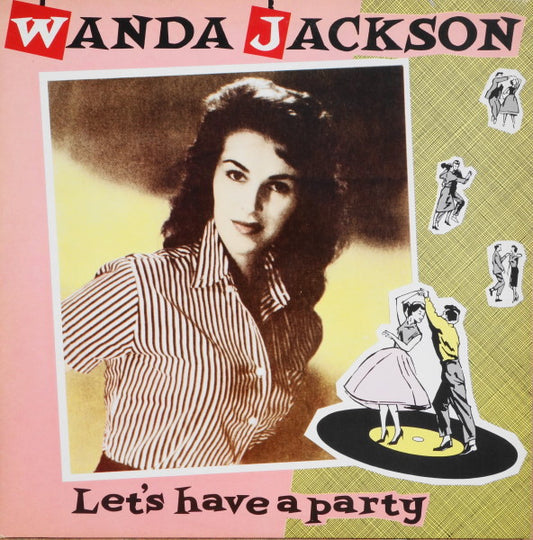 Image of Front Cover of 4925201E: 2xLP - WANDA JACKSON, Let's have a Party (Charly; CDX11, UK 1986, Gatefold)   VG+/EX