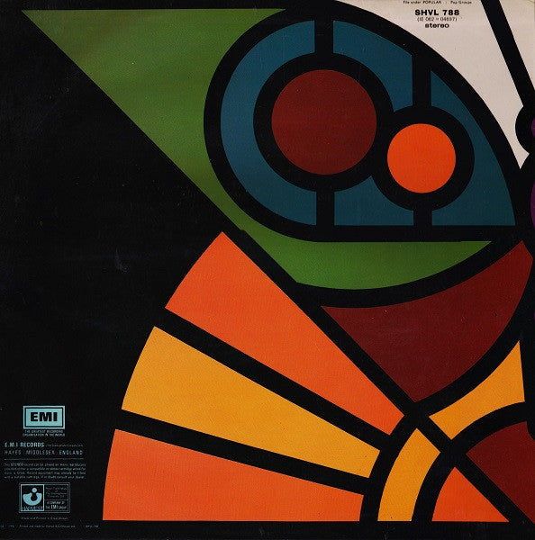 Image of Back Cover of 0915004C: LP - BARCLAY JAMES HARVEST, Once Again (Harvest Green, Gramophone Co On Rim, No EMI Box, ; SHVL788, UK 1971, Gatefold, Stereo) Hairlines only, Strong G+, Sleeve has a little laminate bubbling  VG/G+