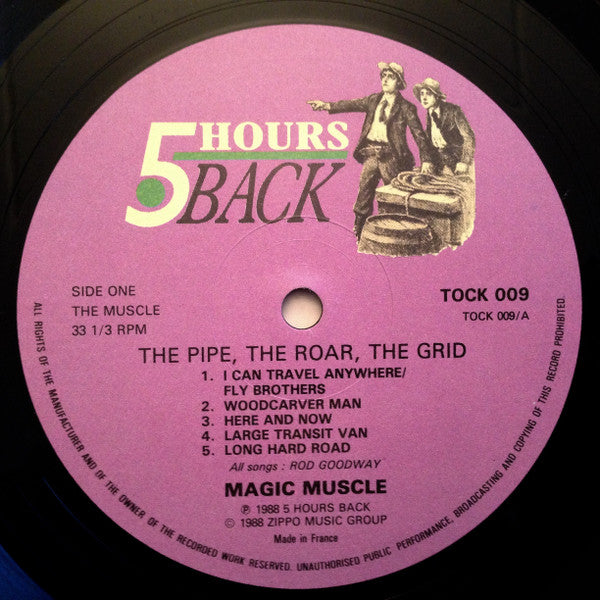Image of Label Cover of LP - VG/VG+ - MAGIC MUSCLE, The Pipe, The Roar, The Grid (5 Hours Back; TOCK 009, UK 1988, Insert), ,  - 4745089S