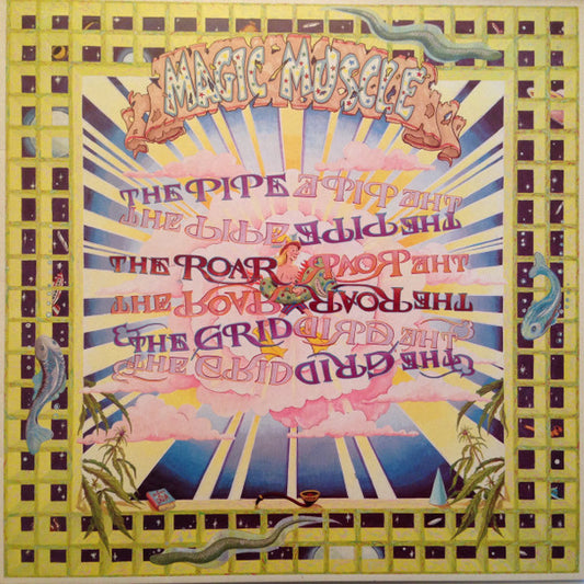 Image of Front Cover of 4745089S: LP - MAGIC MUSCLE, The Pipe, The Roar, The Grid (5 Hours Back; TOCK 009, UK 1988, Insert)   VG/VG+