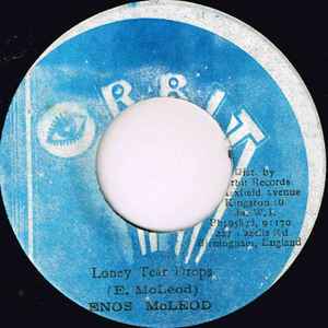 Image of Front Cover of 4253064S: 7" - ENOS MCLEOD, Lonely Tear Drops/ Drunken Sailor (Orbit; , Jamaica 1980, Plain Sleeve) Marks on disc - plays well - Edge damage but doesnt touch the groove.  /G+