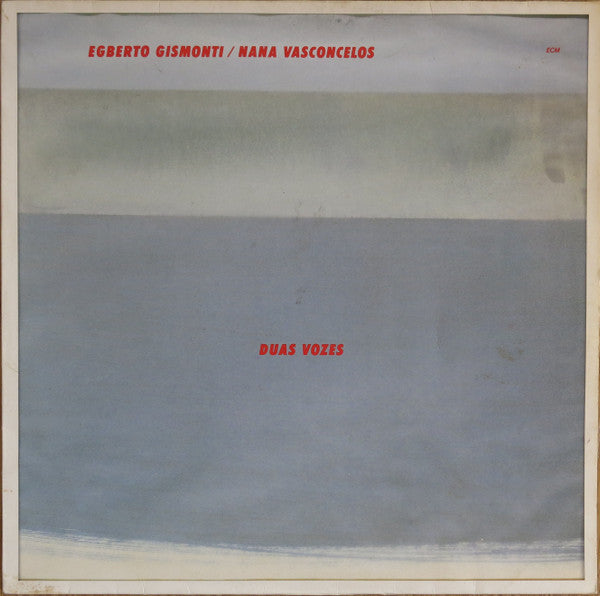 Image of Front Cover of LP - VG+/VG - EGBERTO GISMONTI / NANA VASCONCELOS, Duas Vozes (ECM; ECM 1279, Germany 1985), Strong VG to disc.,  - 2516493C