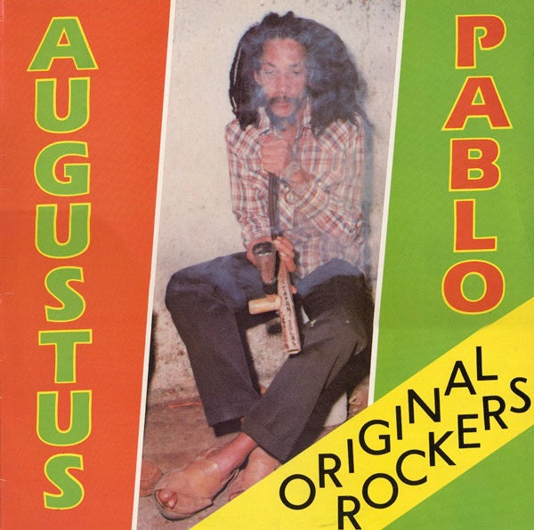 Image of Front Cover of LP - G+/G+ - AUGUSTUS PABLO, Original Rockers (Greensleeves Records; GREL 8, UK 1970s Reissue, Stereo), Very conservative grading : disc shows a lot of light lines, plays pretty much VG+ throughout. Sleeve is partially split on spine, looks great otherwise. ,  - 2316139C