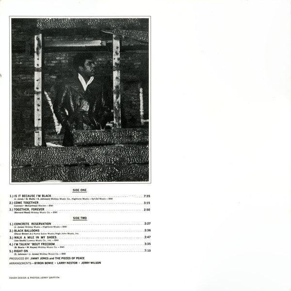 Image of Back Cover of 4645290S: LP - SYL JOHNSON, Is It Because I'm Black (Twinight; LPS-1002, US 2002 Reissue, Scorpio Pressing)   EX/EX