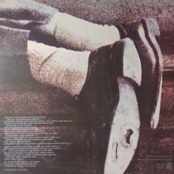 Image of Back Cover of LP - VG/VG - STEELY DAN, The Royal Scam (ABC Orange Concentric Rings; ABCL5161, UK 1976, Inner, Black Circle ABC Logo), Strong VG,  - 2226269E