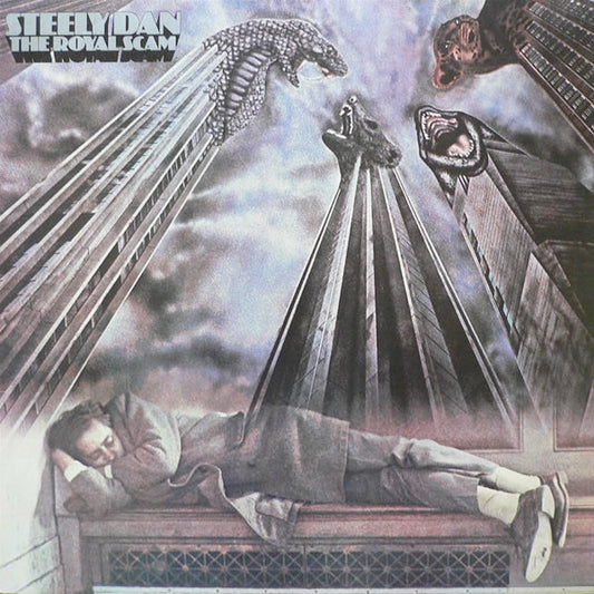 Image of Front Cover of LP - VG+/VG+ - STEELY DAN, The Royal Scam (ABC Orange Concentric Rings; ABCL5161, UK 1976, Inner, Black Circle ABC Logo), ,  - 3746168S