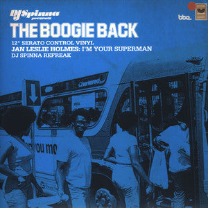 Image of Front Cover of 12" - VG/VG+ - JAN LESLIE HOLMES, I'm Your Superman (DJ Spinna Refreak) (BBE; BBE142SLP, Serato Pressings    SCV-SP009, UK 2009, Picture Sleeve, B-side plays Serato Control Tone), ,  - 1926402E