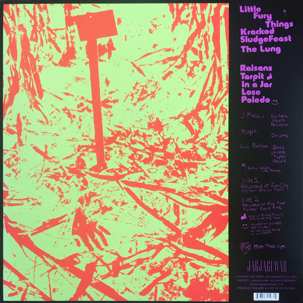 Image of Back Cover of 5014364C: LP - DINOSAUR JR., You're Living All Over Me (Jagjaguwar; JAG197, US 2011 Reissue)   NEW/NEW