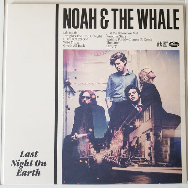 Image of Front Cover of LP - VG+/VG+ - NOAH AND THE WHALE, Last Night On Earth (Mercury; 2760096, Europe 2011, Inner, With 7"), Promo Sticker Over Barcode,  - 3925058E